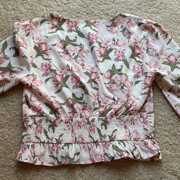 Sweet Lemon Cream and Pink Top - Picture 3 of 5